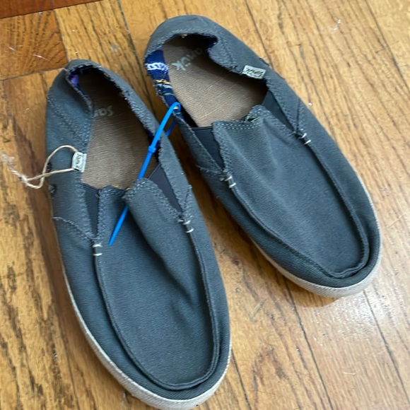 SANUK Women's Twinny ST Slip-on Shoes Size 8 In Slate - Picture 2 of 5